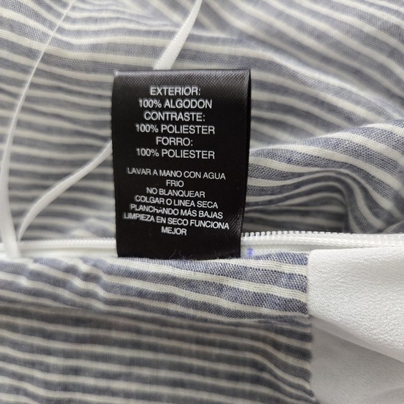 Signature Studio Colorful Embroidered Striped Skirt Size L - Picture 8 of 8